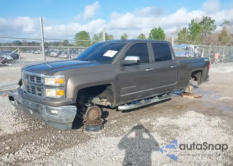 2014 Chevrolet Silverado 1500 2Lz из США, поврежденный, VIN 3GCUKSEC5EG130952